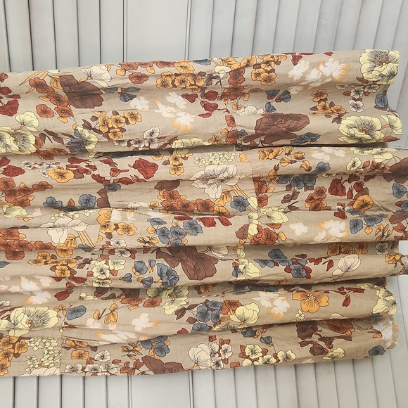 Natural Life Palazzo Pants Wide Leg Flowers Size S - Picture 5 of 10